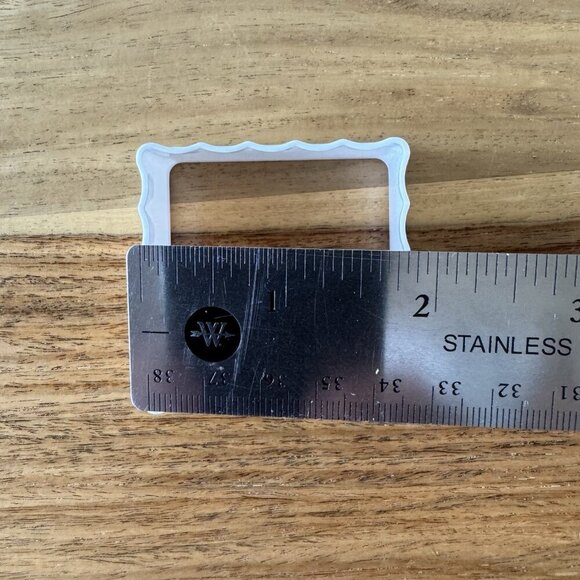 Cookie Cutters Lot 6 Square & Round Scalloped Frame Shape Dough Pastry 3 Sizes - Picture 7 of 8